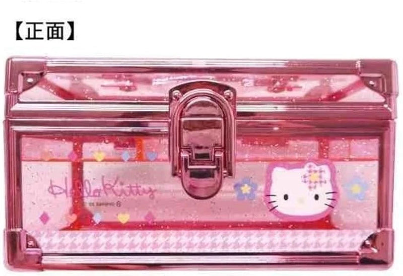 K Company Sanrio Hello Kitty Vanity Case Pink JAPAN OFFICIAL