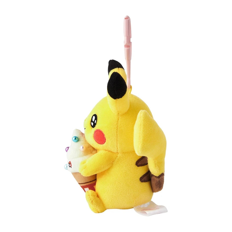 Pokemon Center Original Plush Keychain Pikachu Holding Oiri Soft JAPAN OFFICIAL