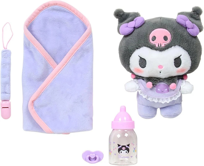 Sanrio Kuromi Baby Care Set Plush Toy JAPAN OFFICIAL