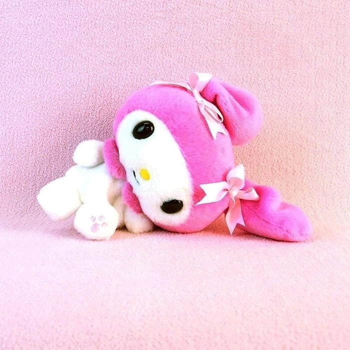 Sanrio My Melody Fluffy Plush Doll JAPAN OFFICIAL