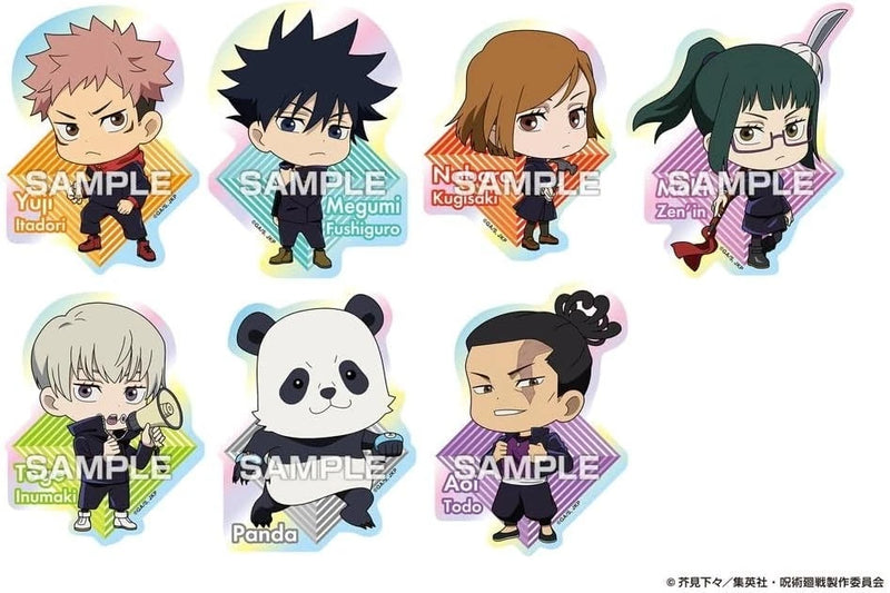 Jujutsu Kaisen Chara Cut Sticker Gum 16Pack Box Candy Toy JAPAN OFFICIAL