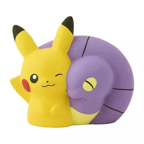 Pokemon Center Original Pikachu & Ekans Ceramic Figure JAPAN OFFICIAL