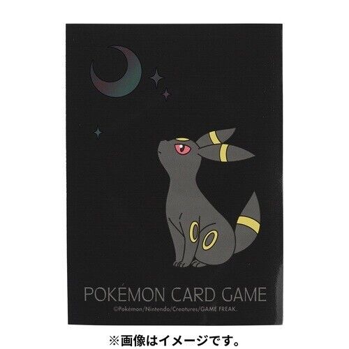 Pokemon Center Original Card Sleeves Premium Gloss Moonlight & Blackie JAPAN