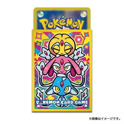 Pokemon Center Original Card Sleeves Colorful Triple Uxie & Mesprit & Azelf