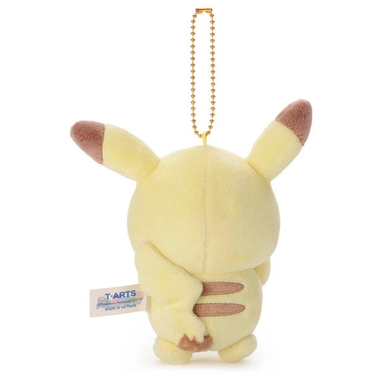Pokemon Pokepeace Pikachu Plush Keychain Funny Face Ver. JAPAN OFFICIAL