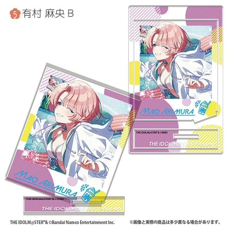 Gakuen iDOLM@STER Photo Style Acrylic Stand 2 15Pack Box Candy Toy JAPAN