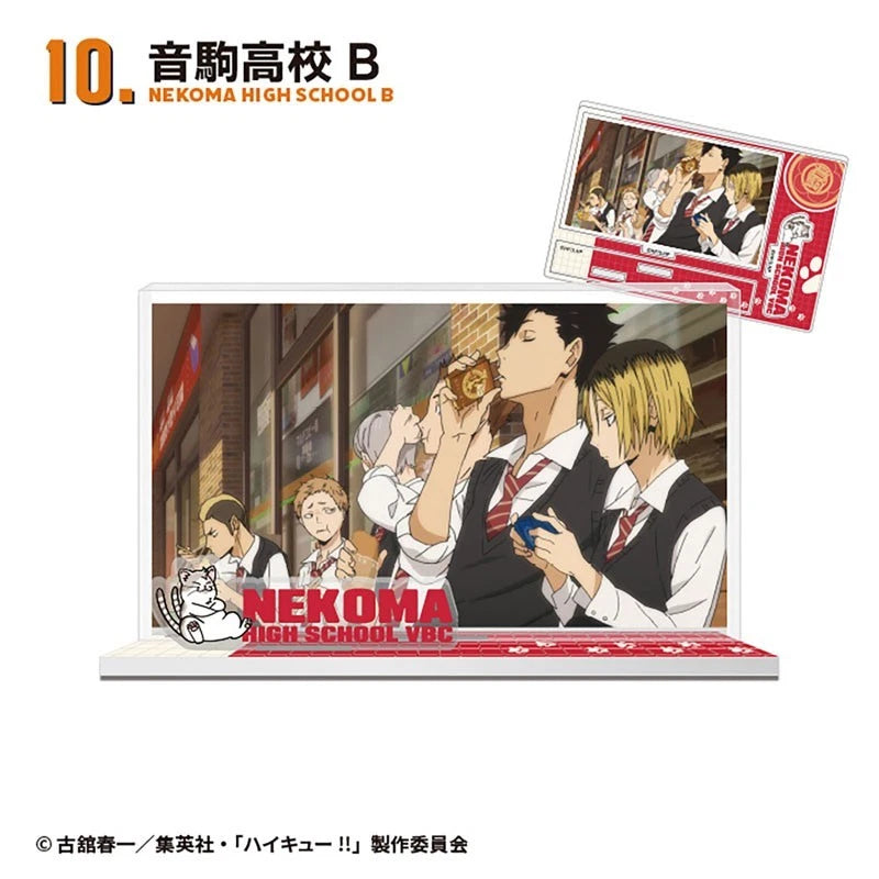 Haikyuu!! Memorial Acrylic Stand 10Pack Box Candy Toy JAPAN OFFICIAL