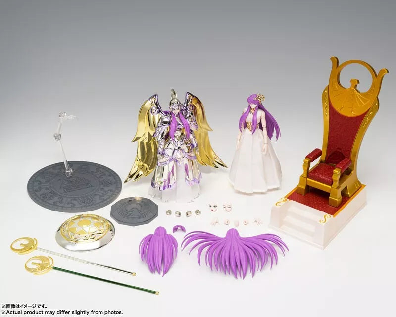 Panno del mito di Bandai Saint Seiya Ex Athena & Saori Kido figura Giappone