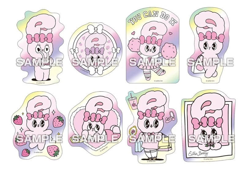 Esther Bunny Chara Cut Sticker Gum 16Pack Box Candy Toy JAPAN OFFICIAL