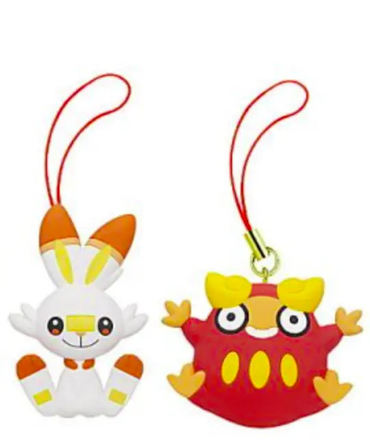 Pokemon Petanko Mascot Type Fire All 5 types Figure Capsule Toy JAPAN OFFICIAL
