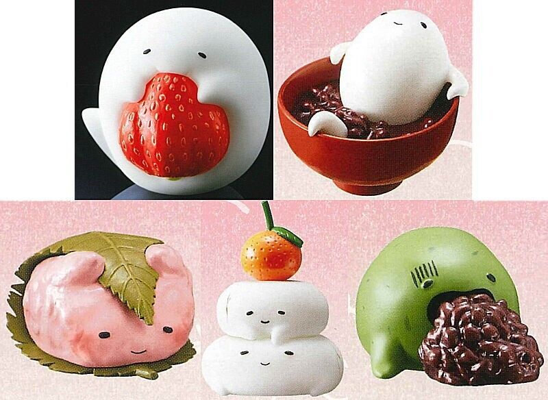 Takara Tomy Panda's Ana Mochibake Alle 5 soorten figuur capsule speelgoed JAPAN OFFICIAL