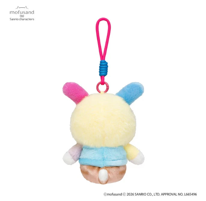 mofusand x Sanrio Characters Potefuwa Mascot Usahana Plush JAPAN OFFICIAL