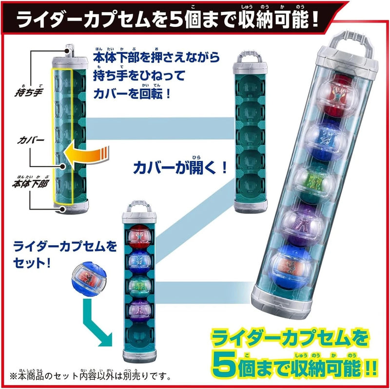 BANDAI Kamen Rider ZEZT DX Capsem Cylinder JAPAN OFFICIAL