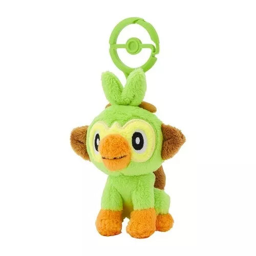 Pokemon Center Muñeco de Peluche Original con Mosquetón Grookey OFICIAL DE JAPÓN