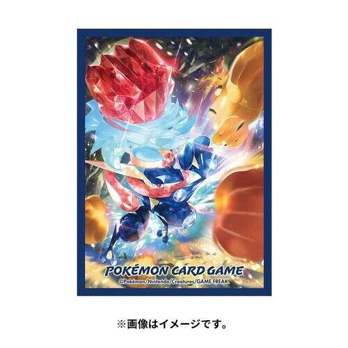 Pokemon Card Sleeves Premium Gloss Greninja Fighting-Type Terastal JAPAN