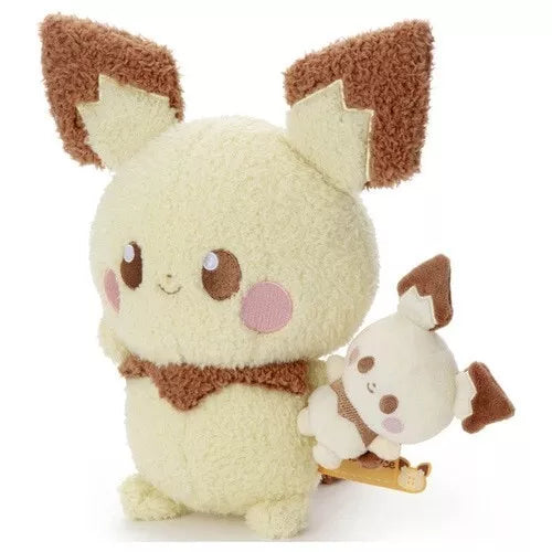 Pokémon Pokepeace Pichu com Mini Plush Ver. Boneca de pelúcia JAPÃO OFICIAL