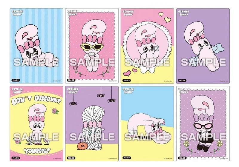 Esther Bunny Clear Card Collection Gum 18Pack Box TCG Candy Toy JAPAN OFFICIAL