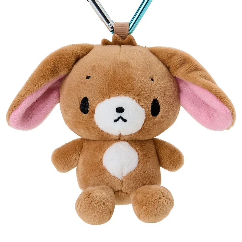 Sanrio Sugar Bunnies Mini Mascot Holder Kurousa Plush JAPAN OFFICIAL