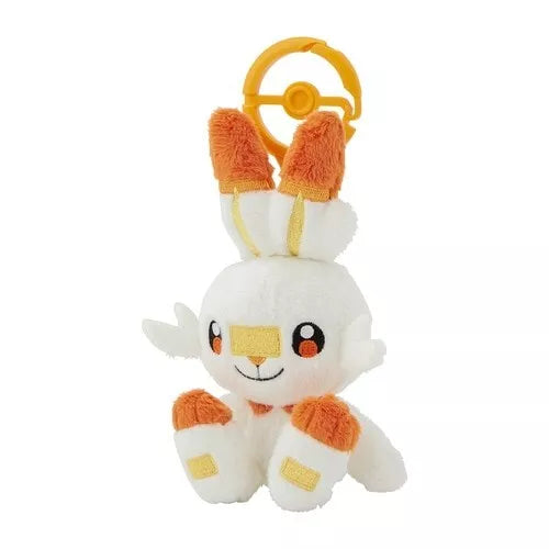 Pokemon Center Original Plush Doll with Carabiner Scorbunny JAPAN OFFICIAL