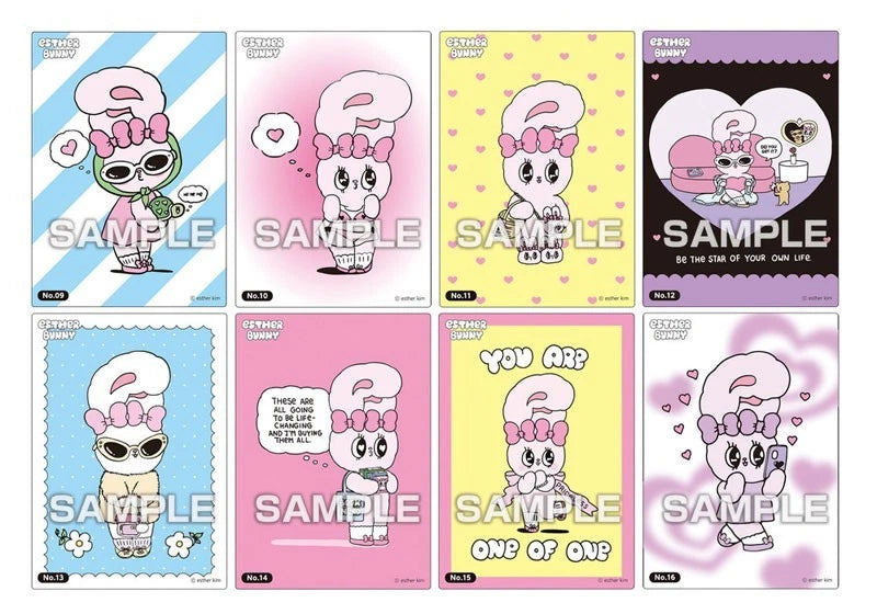Esther Bunny Clear Card Collection Gum 18Pack Box TCG Candy Toy JAPAN OFFICIAL