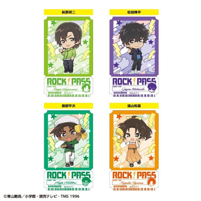 Detective Conan Rock Fes! Prism Sticker Gum Ticket Style 20Pack Box Candy Toy