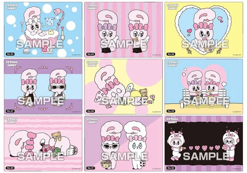 Esther Bunny Clear Card Collection Gum 18Pack Box TCG Candy Toy JAPAN OFFICIAL