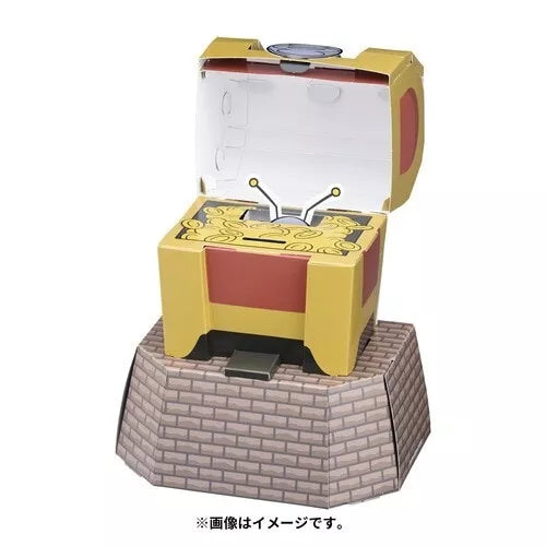 Pokemon Center original artesanato Piggy Bank Gimmighoul Japão Oficial