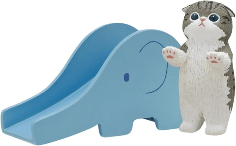 Kitan Club mofusand Slide Cat Complete Set Figure Capsule Toy JAPAN OFFICIAL