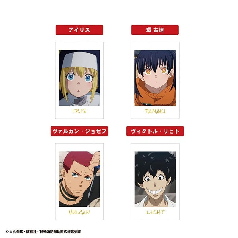 Enen no Shouboutai Vol.2 Snapshot Gum 20Pack Box Candy Toy JAPAN OFFICIAL
