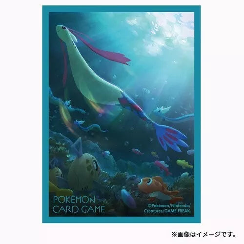 Pokemon Center Original Card Sleeves Premium Gloss Milotic JAPAN OFFICIAL