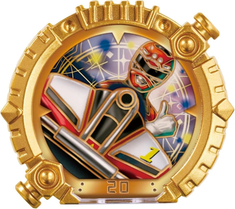 BANDAI No.1 Sentai Gozyuger DX Sentai Ring Set Carranger & Kiramager JAPÃO