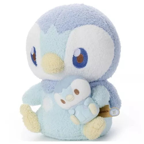 Pokemon Pokepeace Piplup with Mini Plush Ver. Plush Doll JAPAN OFFICIAL