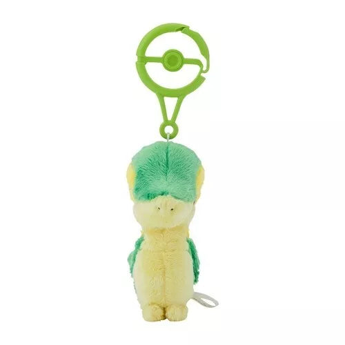 Pokemon Center Original Plush Doll with Carabiner Snivy JAPAN OFFICIAL