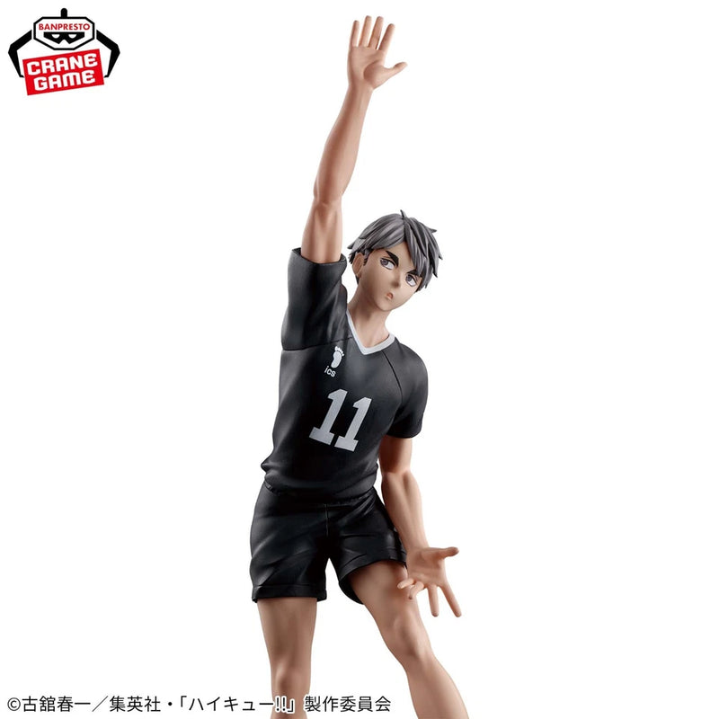 Banpresto posant la figurine Haikyuu !! Osamu Miya OFFICIEL JAPON