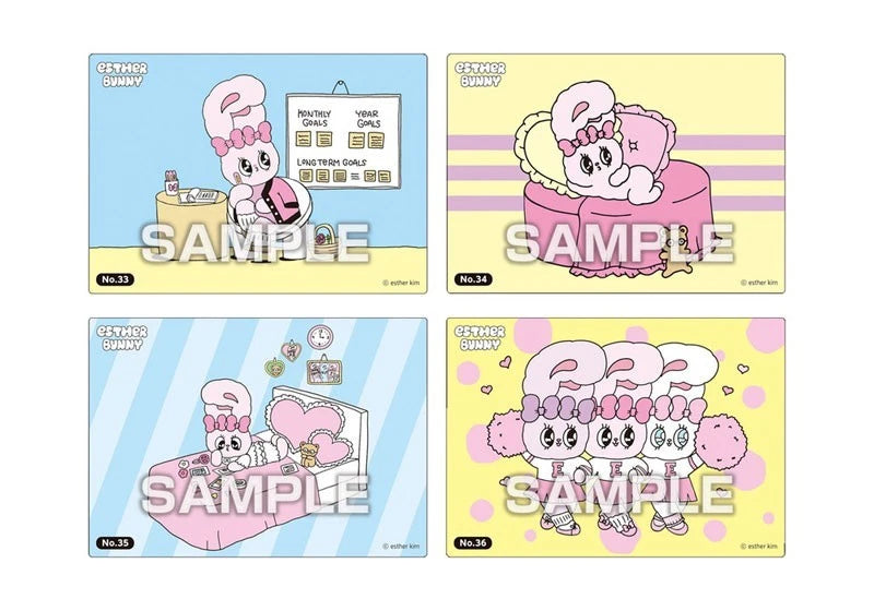 Esther Bunny Clear Card Collection Gum 18Pack Box TCG Candy Toy JAPAN OFFICIAL