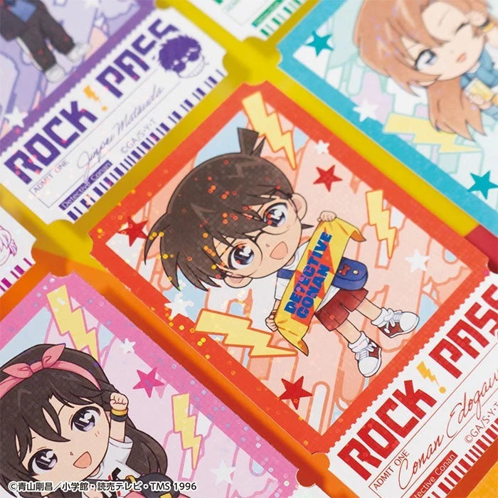 Detective Conan Rock Fes! Prism Sticker Gum Ticket Style 20Pack Box Candy Toy