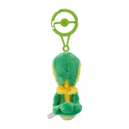 Pokemon Center Original Plush Doll with Carabiner Snivy JAPAN OFFICIAL