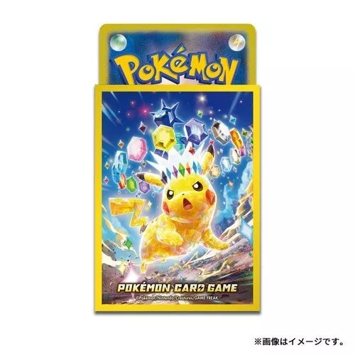 Pokemon Center Original-Kartenhüllen, Premium-Glanz, Pikachu Stellar Tera-Typ