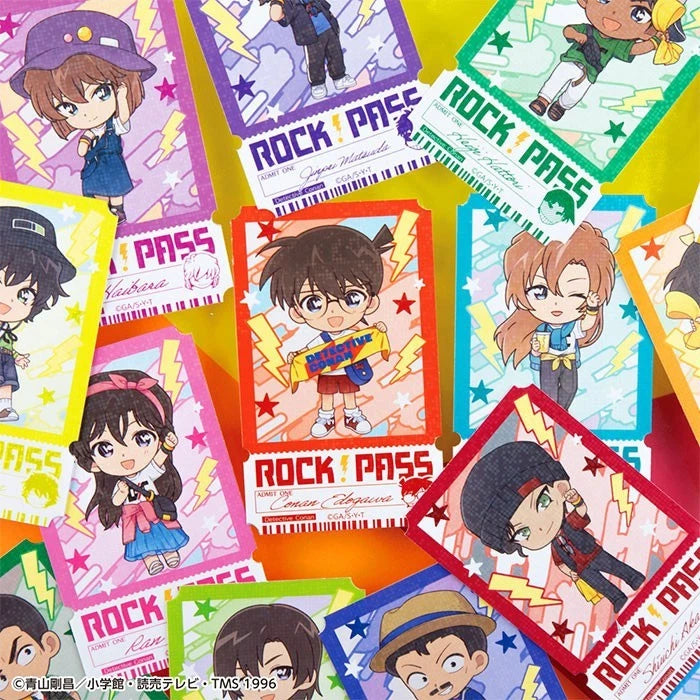 Detective Conan Rock Fes! Prism Sticker Gum Ticket Style 20Pack Box Candy Toy