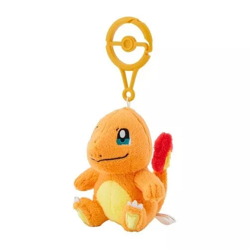 Pokemon Center Original Plush Doll with Carabiner Charmander JAPAN OFFICIAL