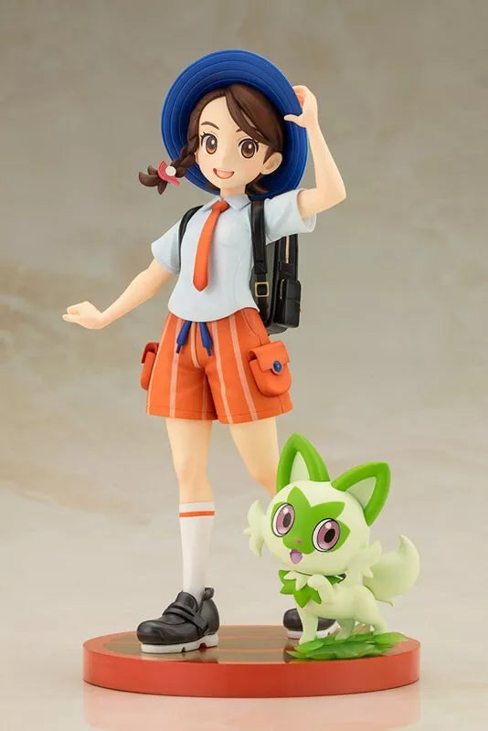 Kotobukiya Artfx J Pokemon Juliana mit Sprigatito 1/8 Figur Japan Beamter