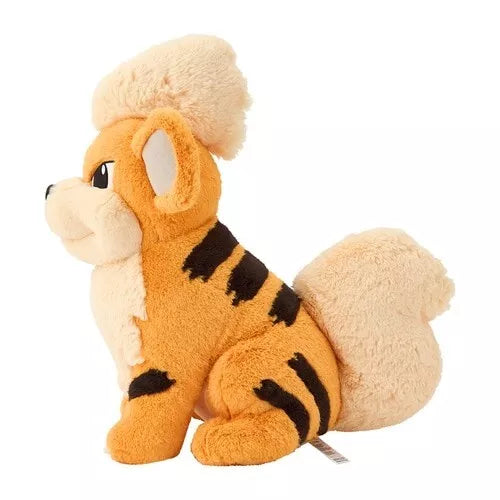 Pokemon Center Original Growlithe Muñeco de peluche sentado OFICIAL DE JAPÓN