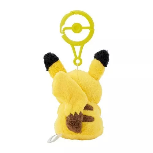 Pokemon Center Muñeco de Peluche Original con Mosquetón Pikachu OFICIAL DE JAPÓN