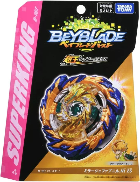 Takara Tomy Beyblade B-167 Booster Mirage Fabnir.Nt 2S JAPAN OFFICIAL