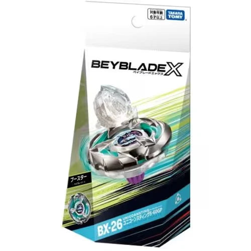 Takara Tomy Beyblade X BX-26 Booster Unicorn Sting 5-60GP JAPÃO OFICIAL