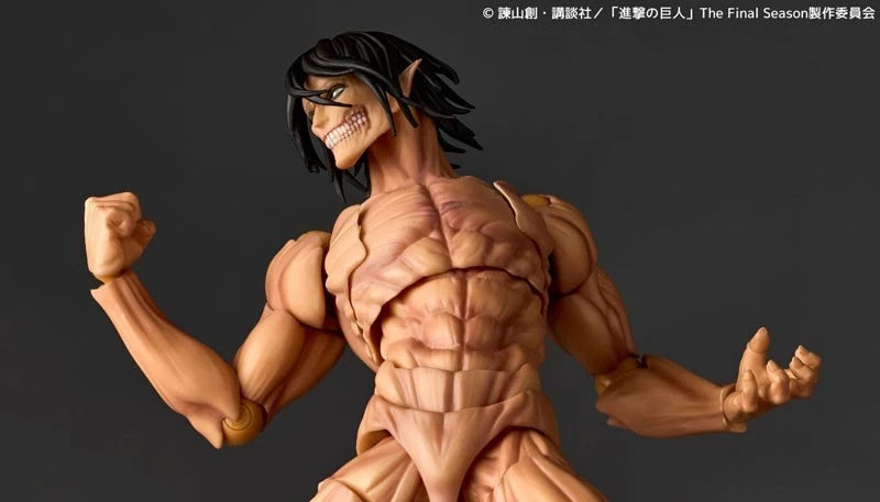 Kaiyodo Revoltech Amazing Yamaguchi Attack on Titan Eren Yeager Action Figure