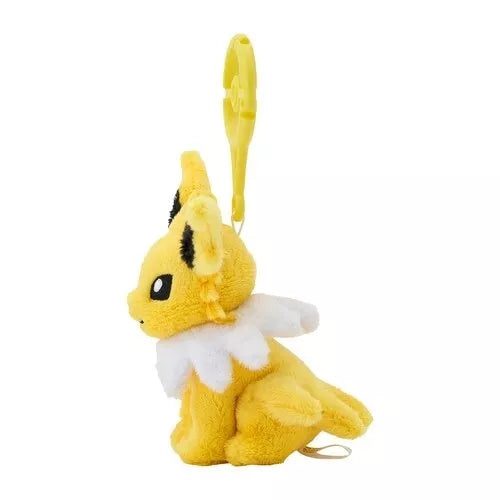 Pokemon Center Original Plüsch-Maskottchen-Schlüsselanhänger mit Karabiner Jolteon JAPAN