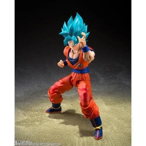S.H.Figuarts Super Saiyan God Super Saiyan Son Goku Blue Power Action Figure