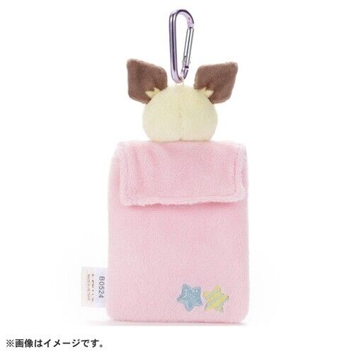 Pokemon Pokepeace Plush Card Case Pichu JAPAN OFFICIAL