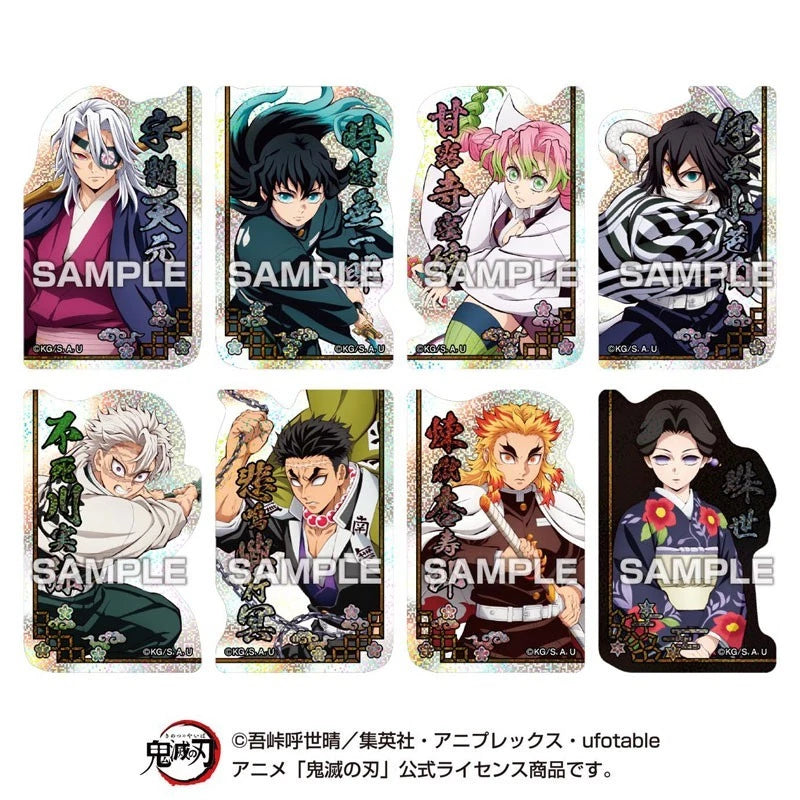 Demon Slayer Kimetsu no Yaiba Chara Cut Sticker Gum 16Pack Box Candy Toy JAPAN